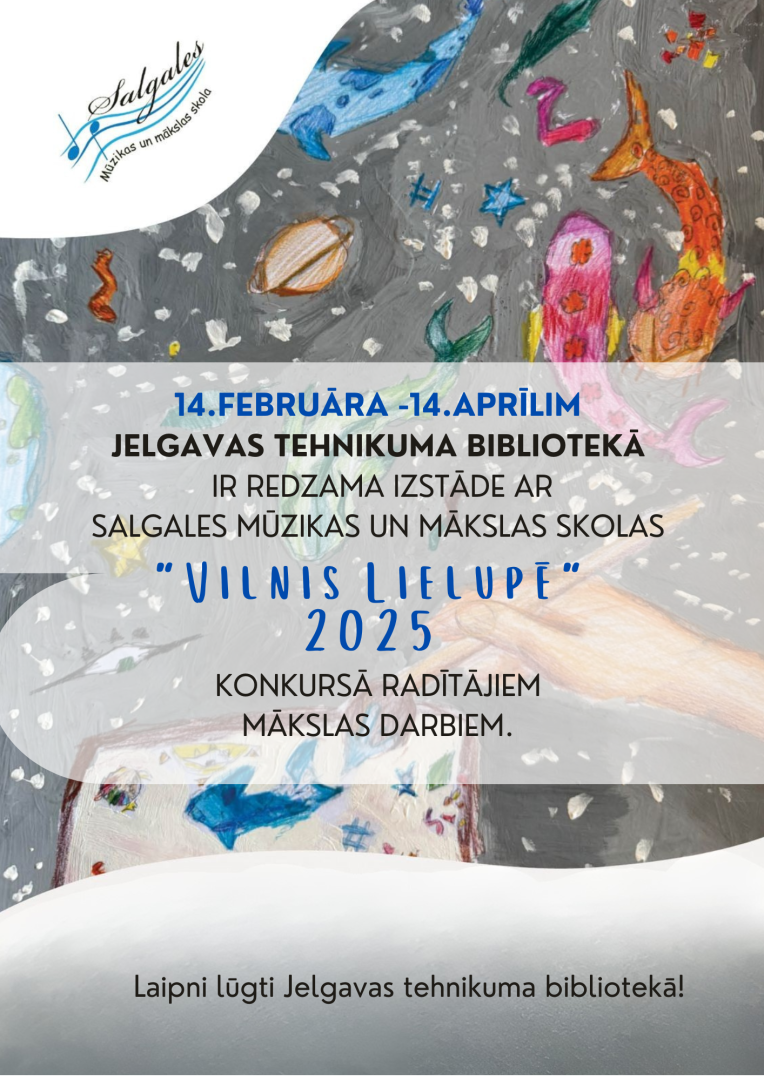 Izstādes "Vilnis Lielupē 2025" plakāts