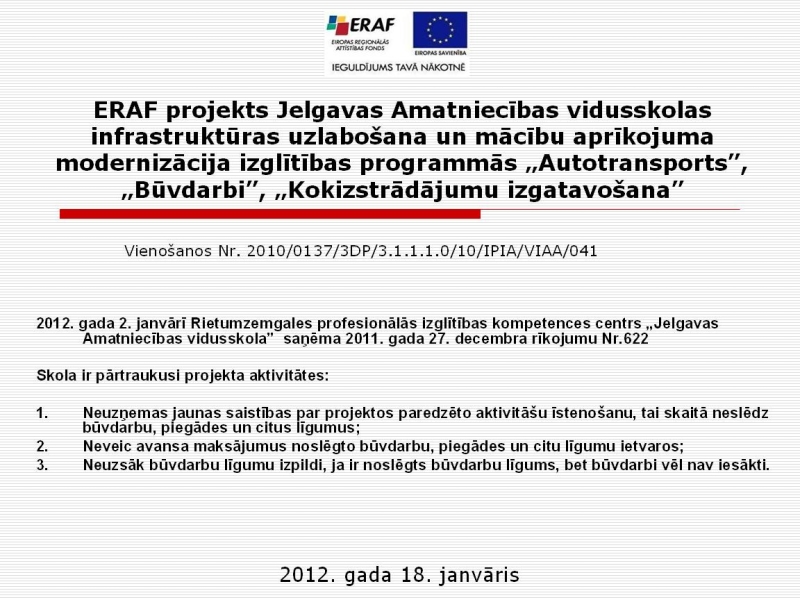 Skolas projekta info