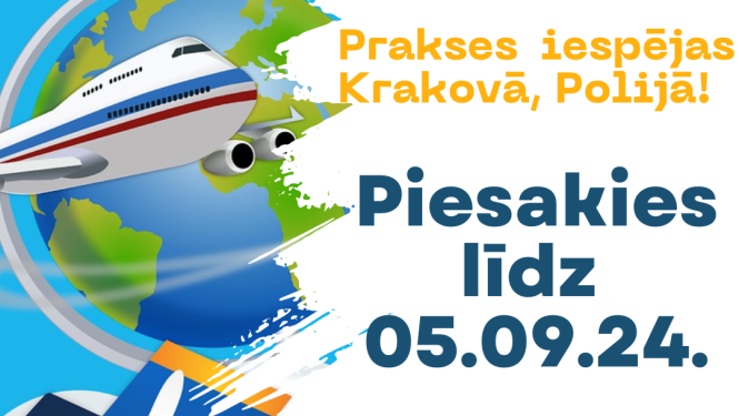 Piesakies Erasmus+ līdz 05.09.2024 afiša